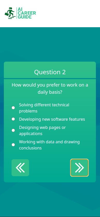 Mobile question page