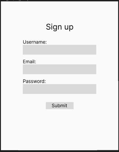 Sign In Log In Page